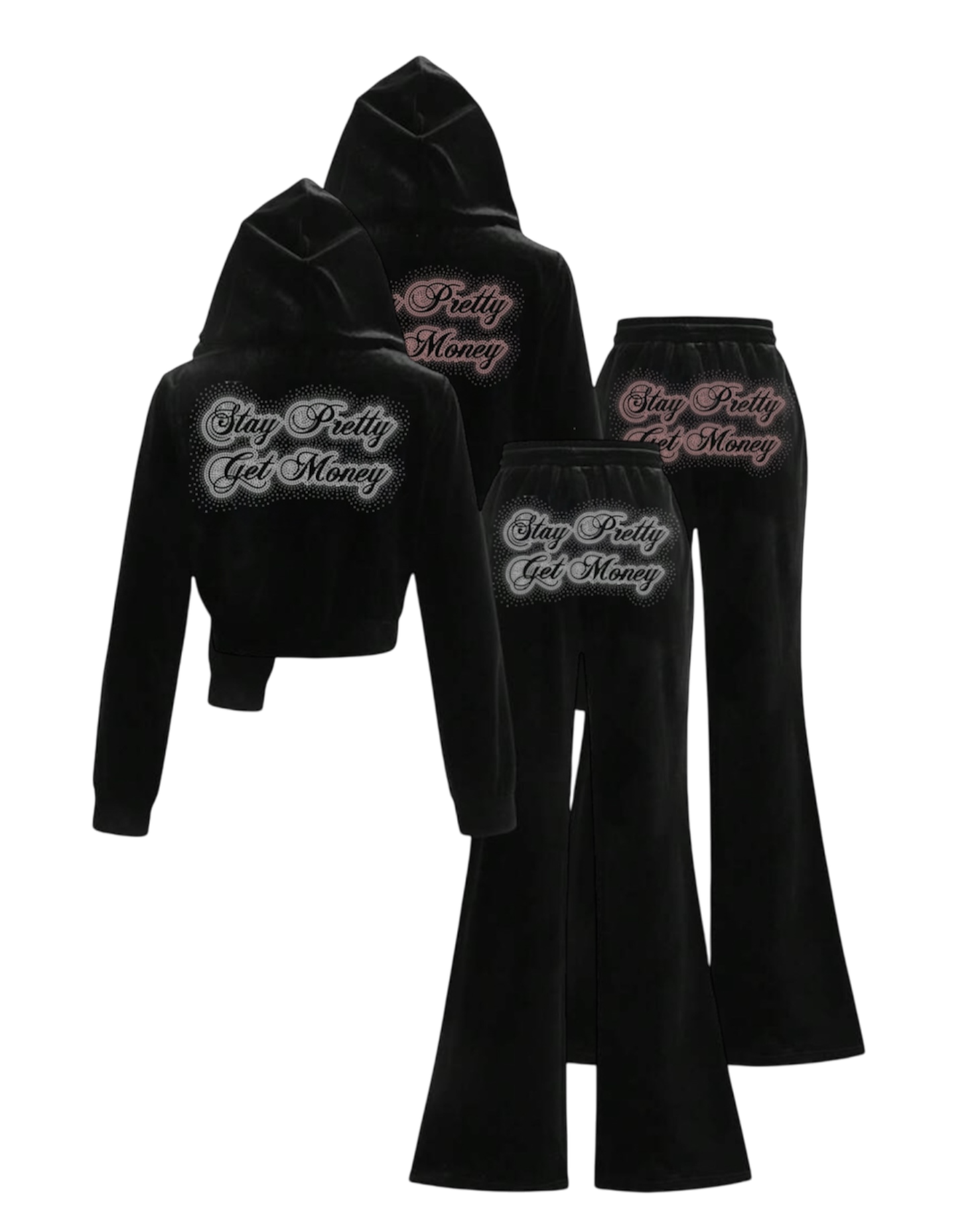 STAY PRETTY GET MONEY TRACKSUITS