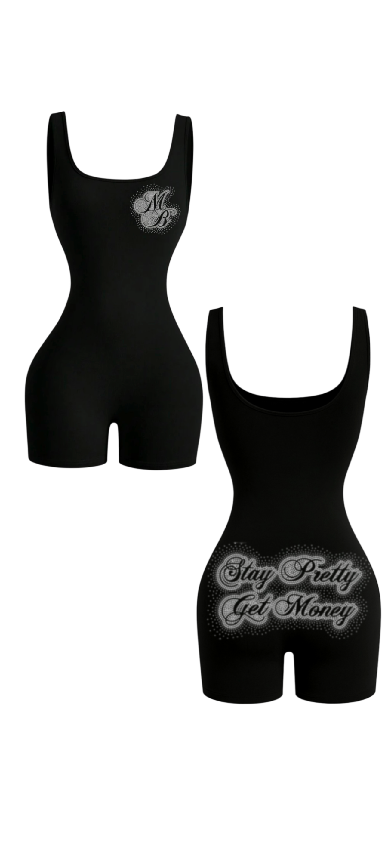 STAY PRETTY GET MONEY ROMPERS