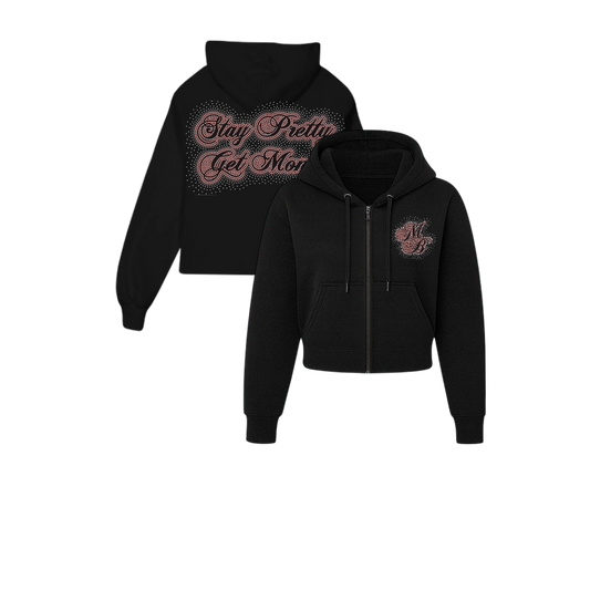 TWO TONE ZIP UP
