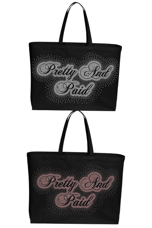 TOTE BAG "PRETTY AND PAID"