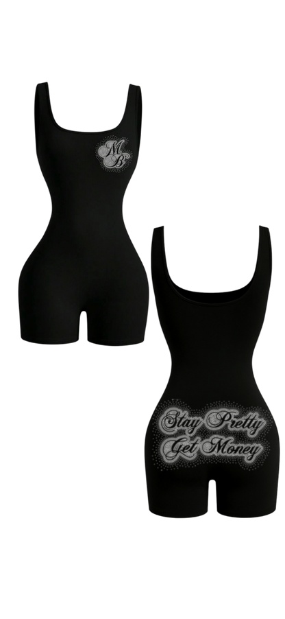 STAY PRETTY GET MONEY ROMPERS